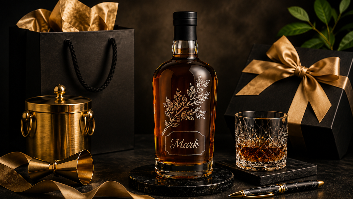 Make It Personal: The Art of Laser Bottle Engraving at BOOZIFY