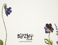 Boozify Violet Bloom Note Card with Sticker & Envelope (3.5 X 4.5")