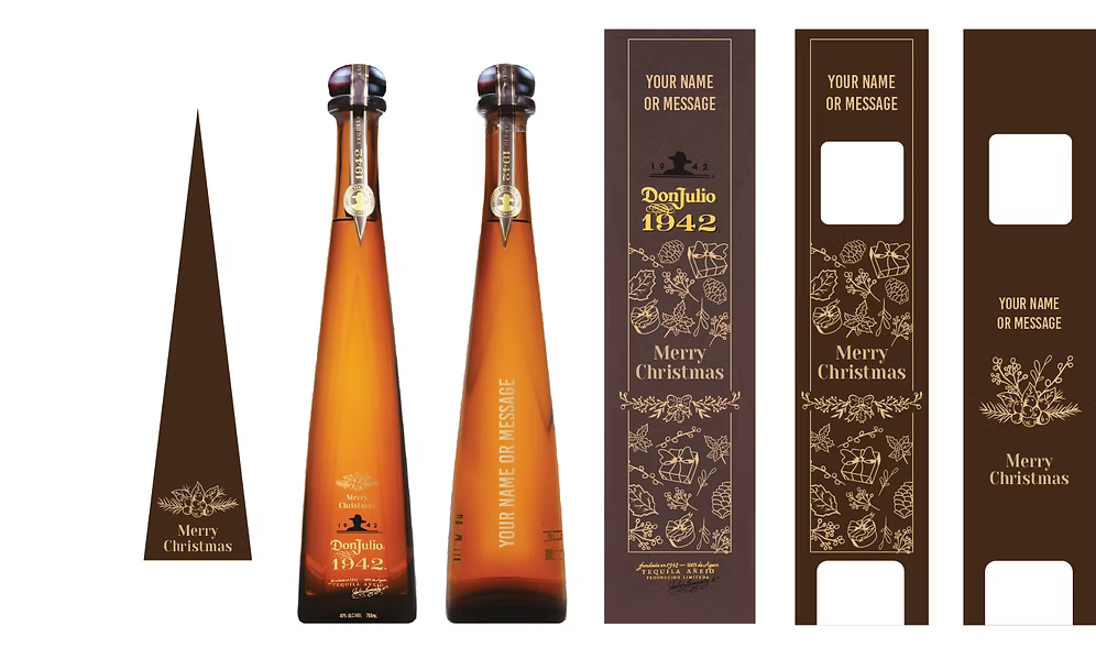 Don Julio 1942 700 ml with FREE Bottle & Box Customized Engraving
