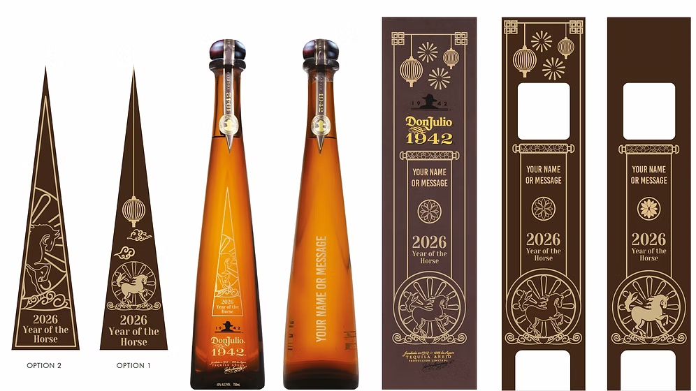 Don Julio 1942 700 ml with FREE Bottle & Box Customized Engraving