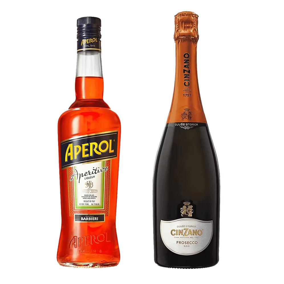 Aperol 700ml + Cinzano Prosecco 750 ml