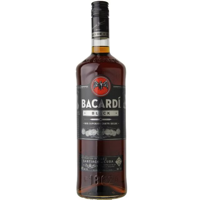 Bacardi Carta Negra Superior Black Rum 750ml