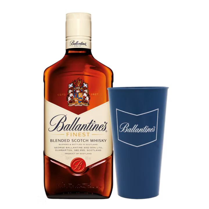 Ballantine's Finest 700 ml with FREE Ballantine's Bamboo Tumbler