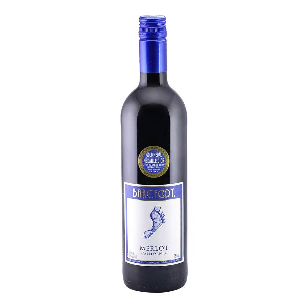 Barefoot Merlot Californian Red Wine 750ml