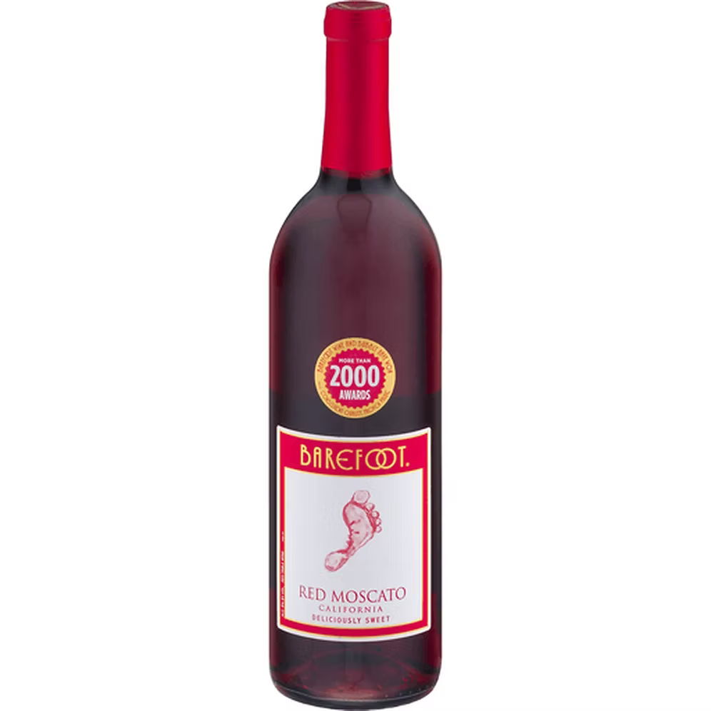 Barefoot Red Moscato 750ml