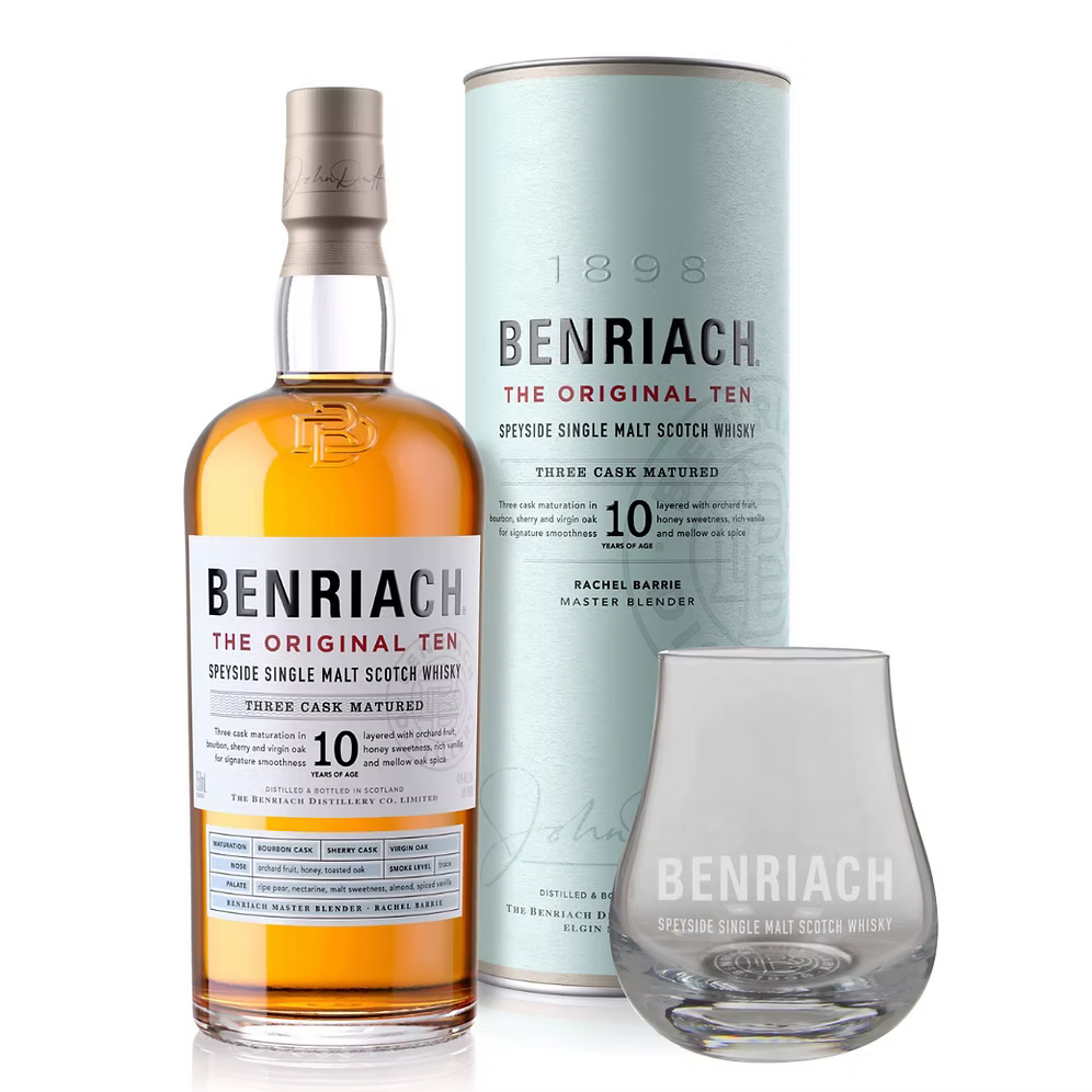 Benriach The Original Ten 700ml with FREE Speyside Glass