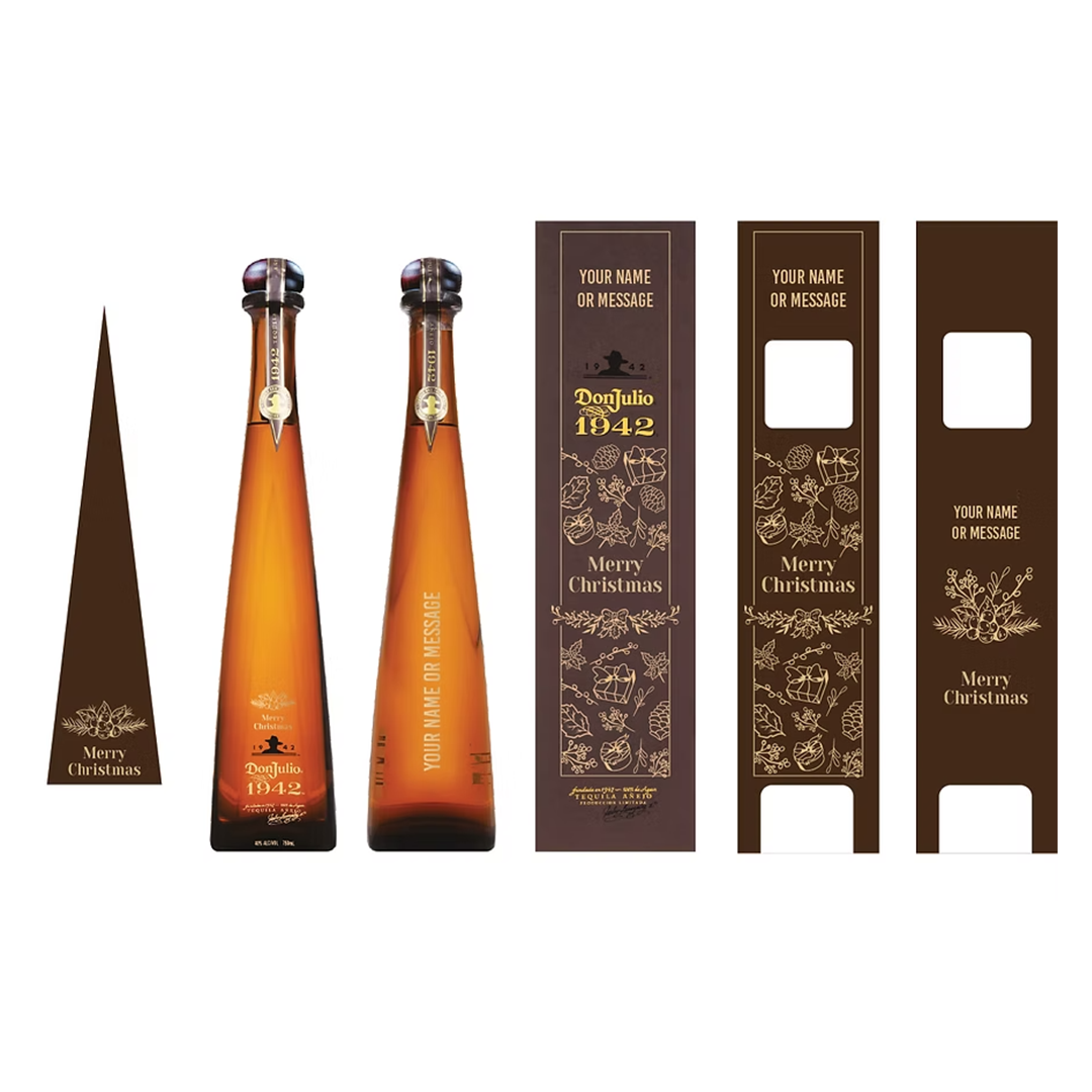 Don Julio 1942 700 ml with FREE Bottle & Box Customized Engraving