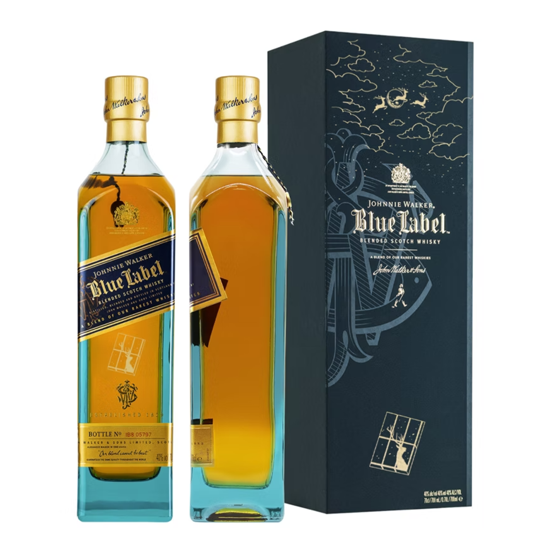 Johnnie Walker Blue Label 750ml with FREE Customized Bottle and Box Engraving P1