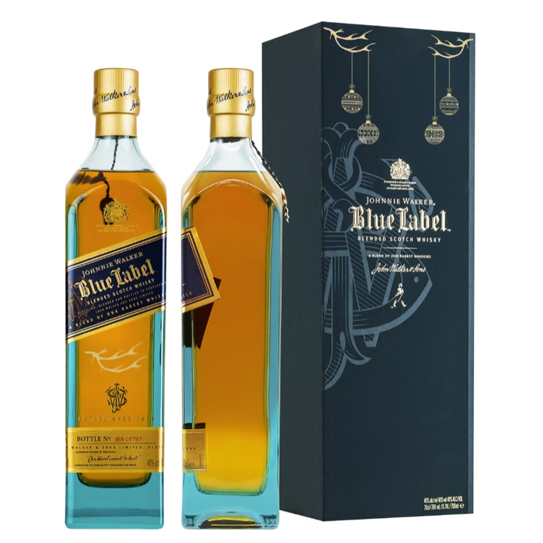 Johnnie Walker Blue Label 750ml with FREE Customized Bottle and Box Engraving P1