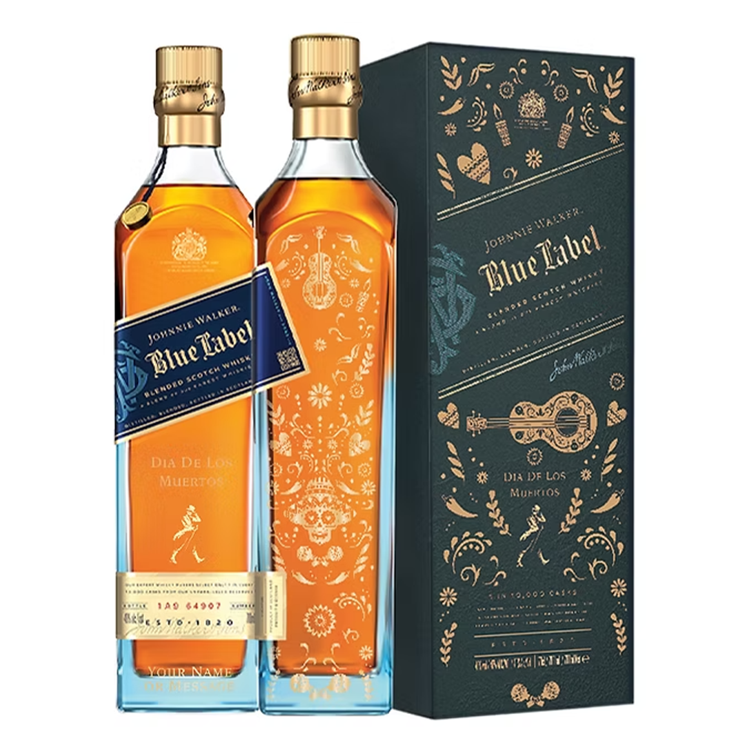 Johnnie Walker Blue Label 750ml with FREE Customized Bottle and Box Engraving P2
