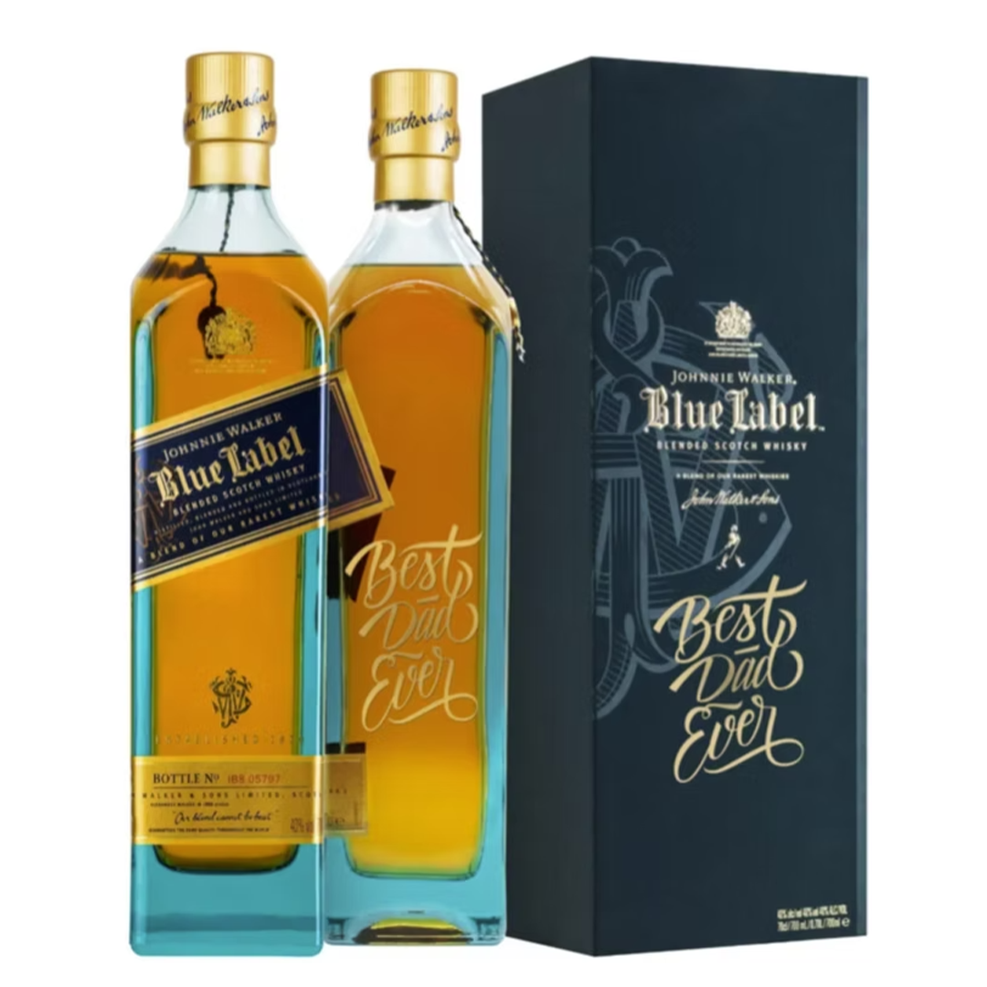 Johnnie Walker Blue Label 750ml with FREE Customized Bottle and Box Engraving P1