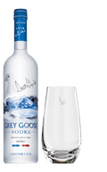 Grey Goose Vodka 750ml + FREE Grey Goose Glass