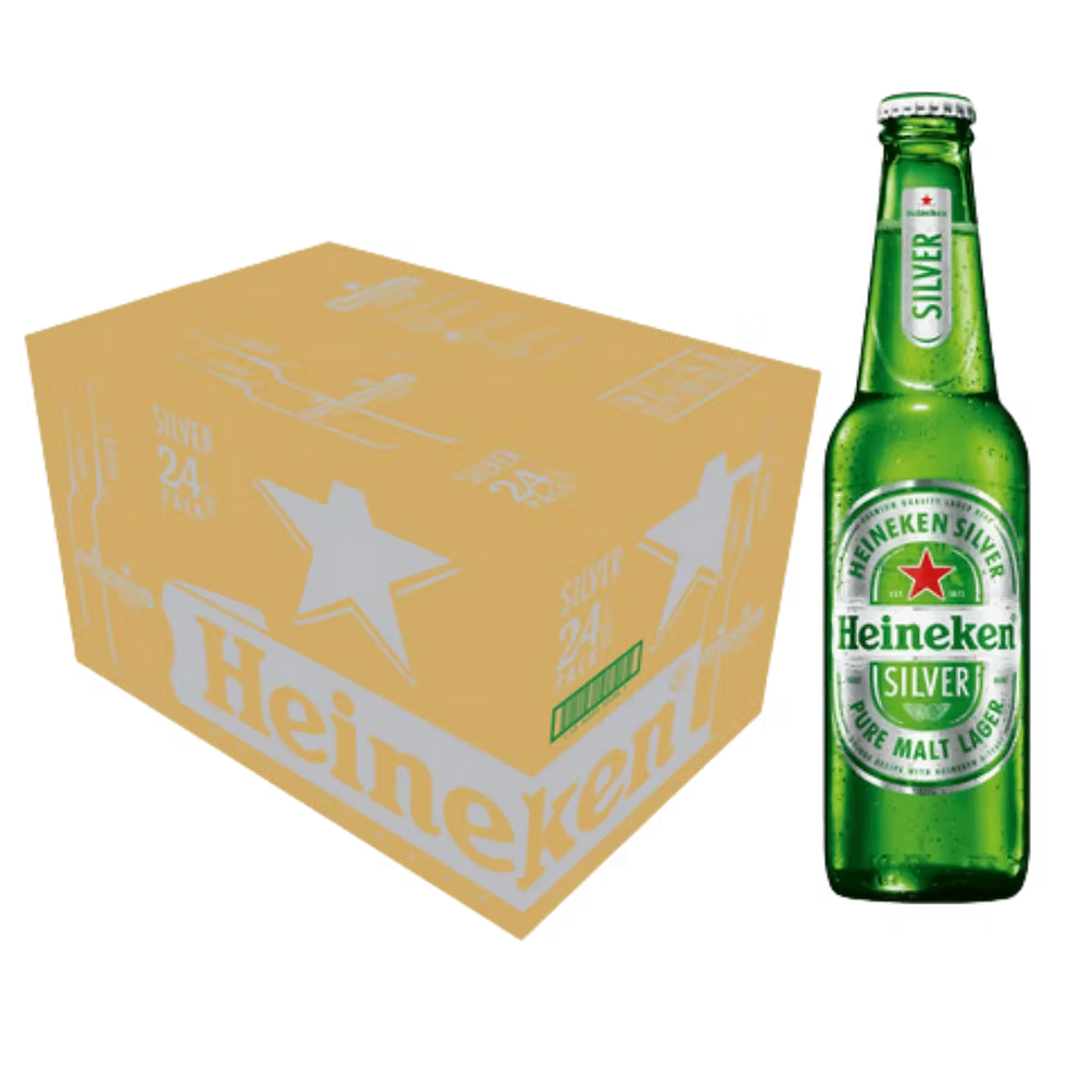 Heineken Silver 330 ml Bottle Case of 24