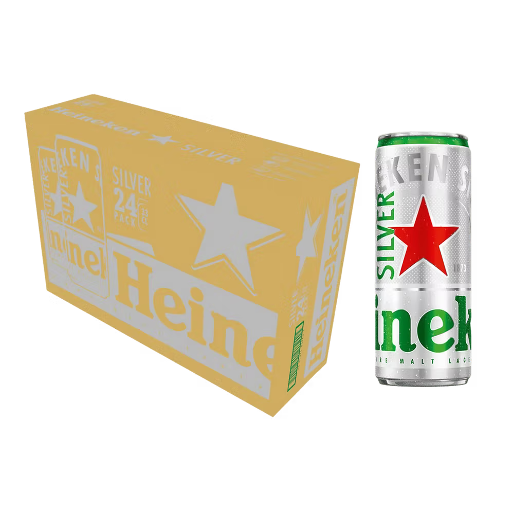 Heineken Silver 330 ml Can Case of 24