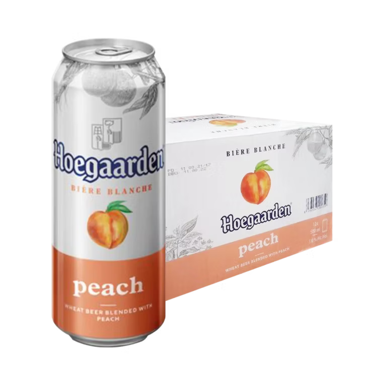 Hoegaarden Peach 500 ml / 12 Cans