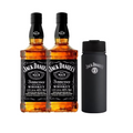 Jack Daniel’s Old No. 7 1 Liter Twin Pack (2 Bottles) with FREE Ultrabottle & Name Engraving