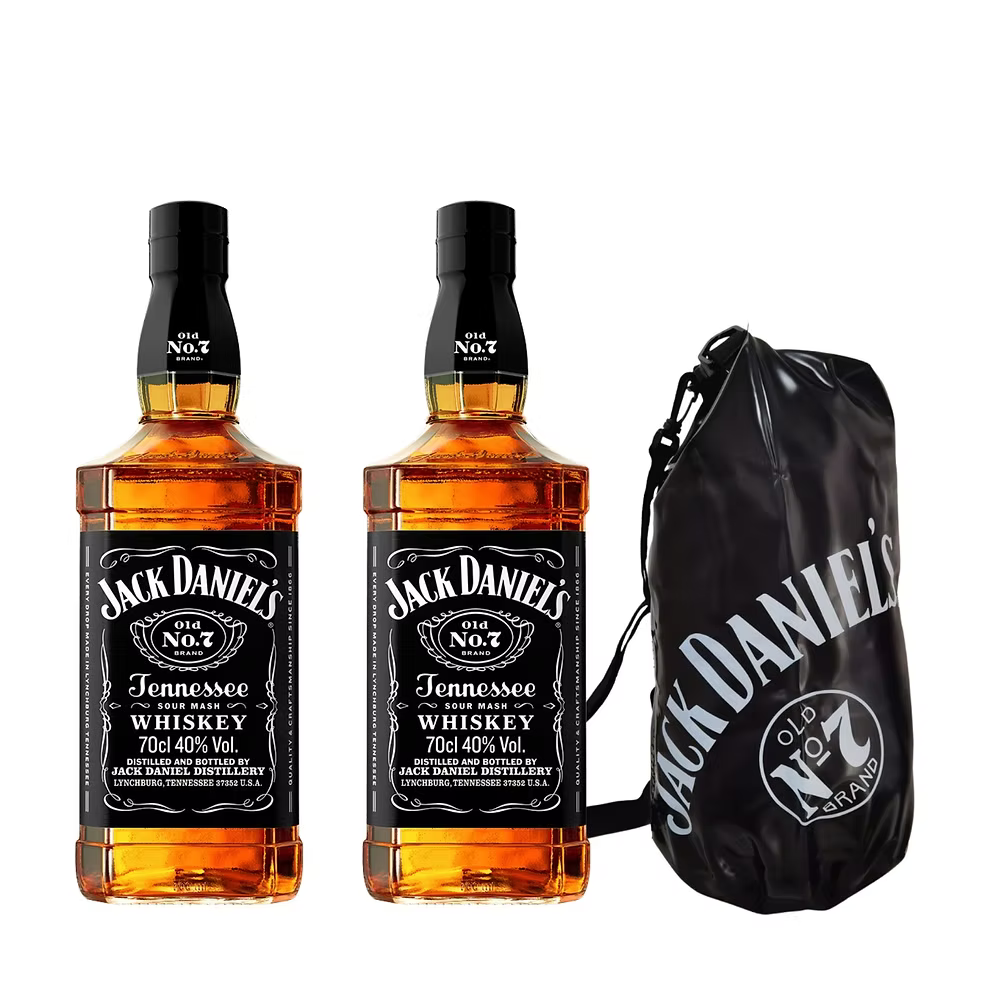 Jack Daniel’s Old No. 7 700ml Twin Pack (2 Bottles) with FREE Summer Dry Bag