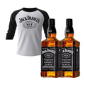 Jack Daniel’s Old No. 7  700ml (2 bottles) with FREE Raglan Shirt