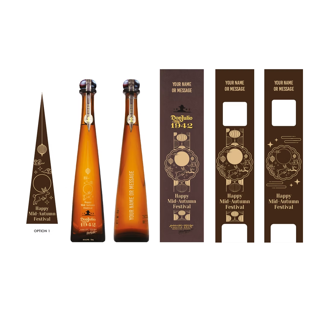 Don Julio 1942 700 ml with FREE Bottle & Box Customized Engraving