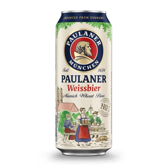 Paulaner Hefe Weisbier Cans 500 ml / 24 Cans