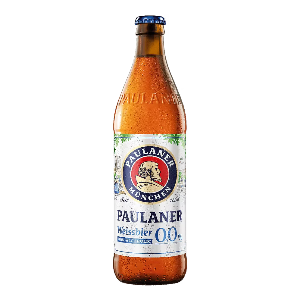 Paulaner Original Paulaner Alchohol Free Bottle 500 ml / 20 Bottles