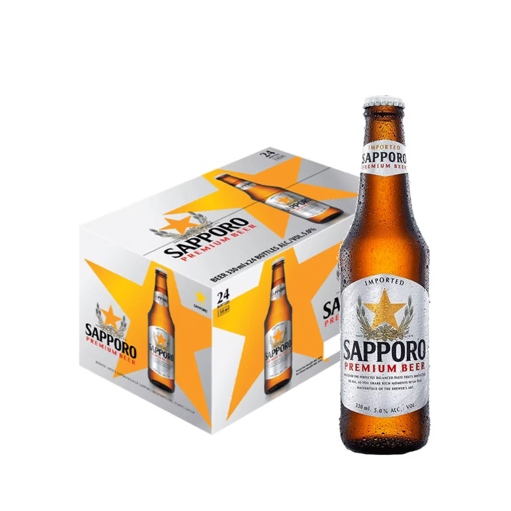 Sapporo 330 ml / 24 Bottles