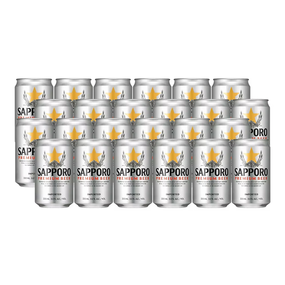 Sapporo 330 ml / 24 Cans