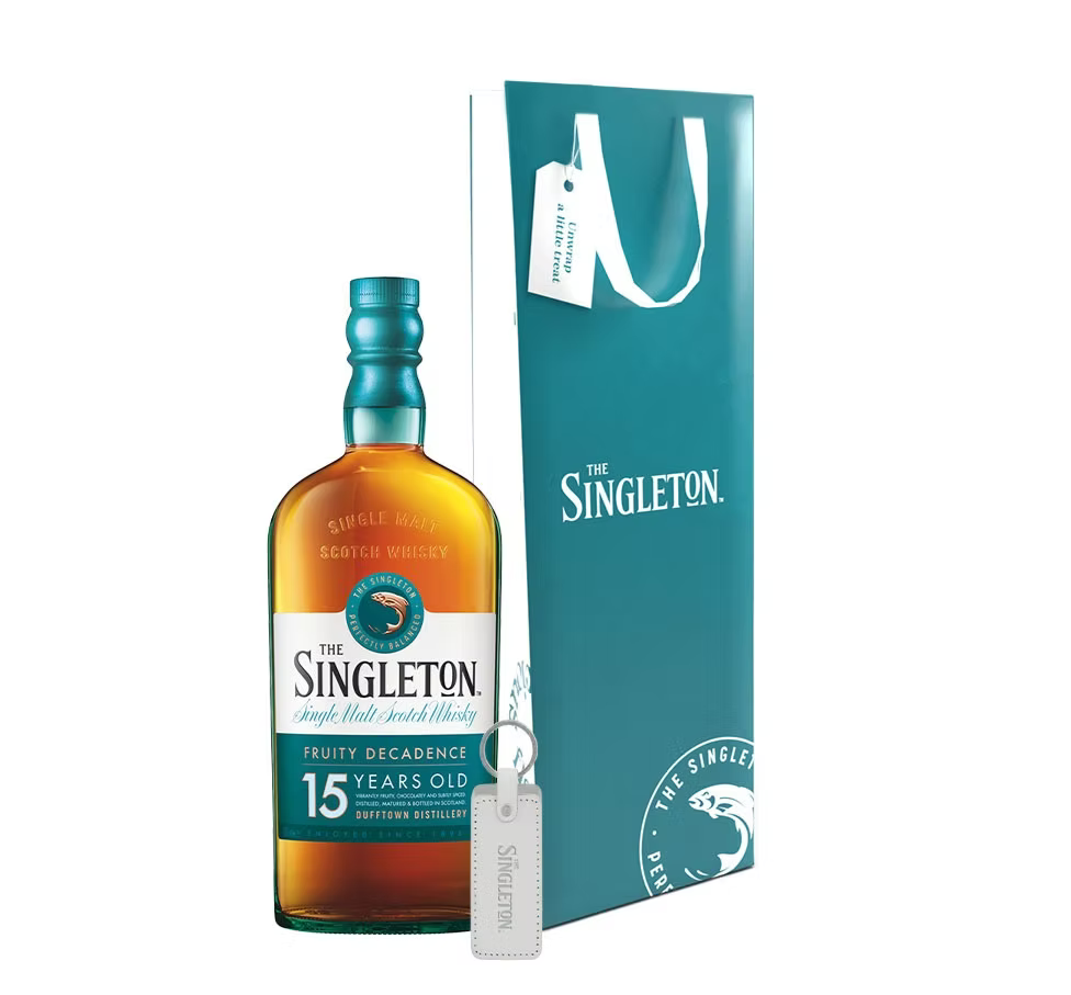 Singleton Dufftown 15 Year Old 700ml with Gift Bag and Keychain