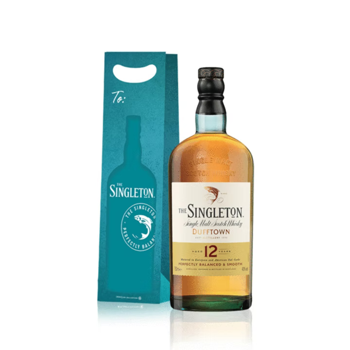 Singleton of Dufftown 12YO 700ml + Blue Singleton Gift Bag & Note Card
