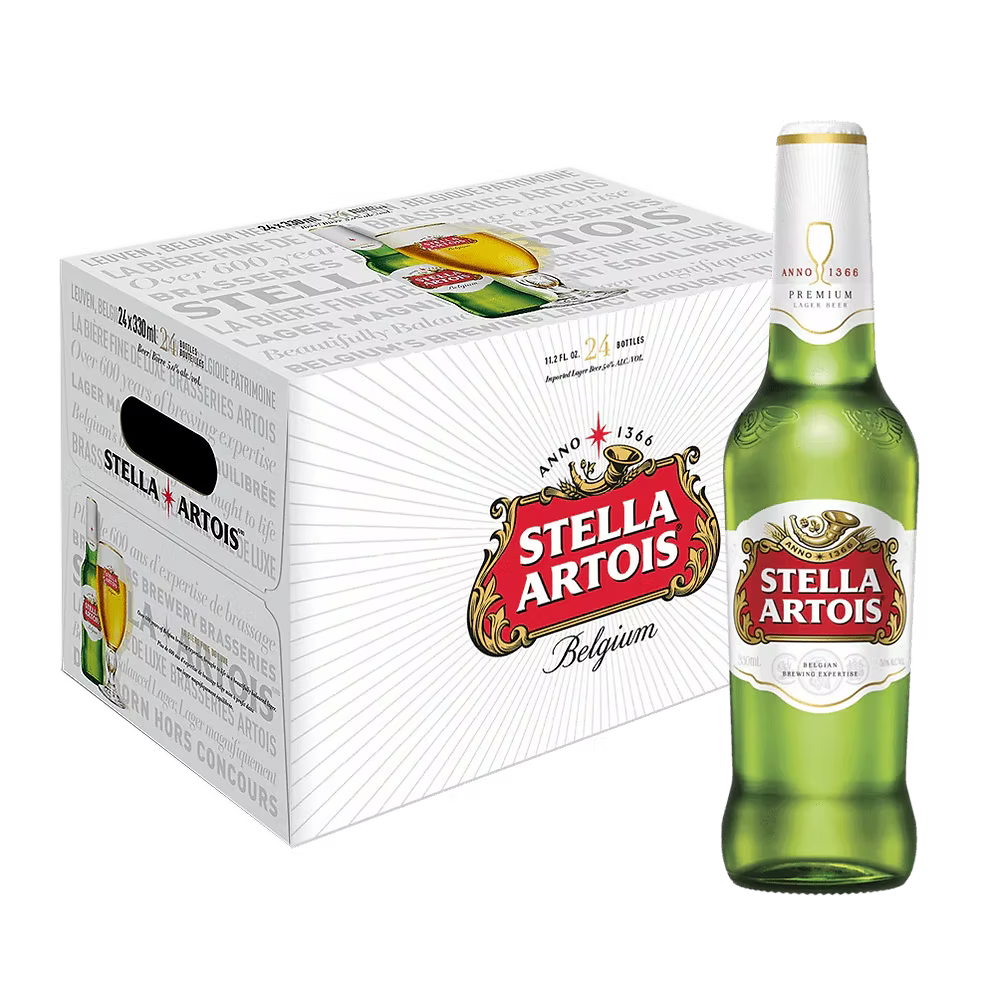 Stella Artois in bottle 330 ml / 24 bottles