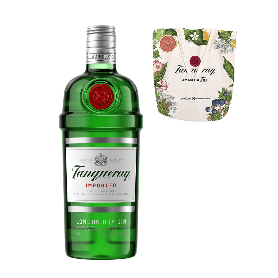 Tanqueray London Dry Gin 750ml with FREE Tote Bag