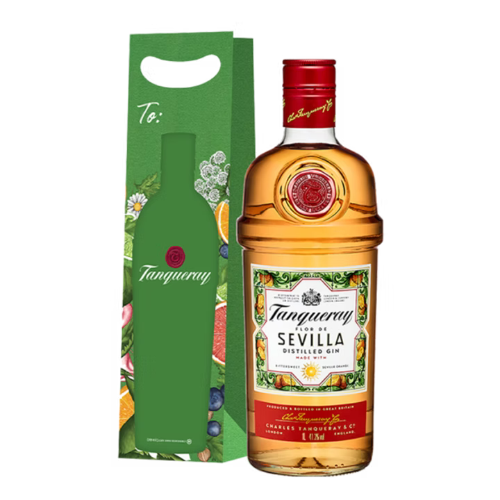 Tanqueray Flor de Sevilla 1L with Gift Bag & Note Card