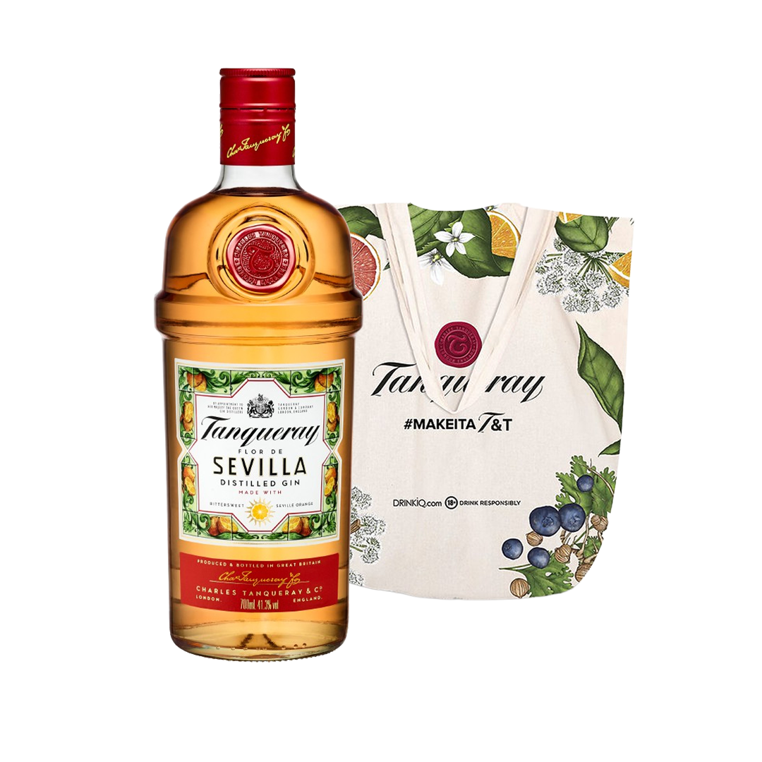 Tanqueray Flor de Sevilla 1L withFREE  Tanqueray Tote Bag