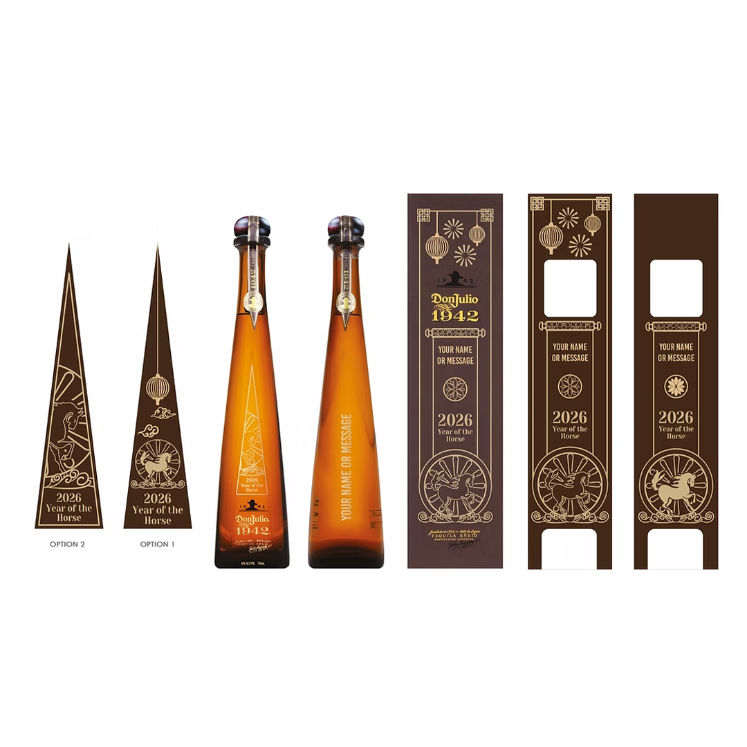 Don Julio 1942 700 ml with FREE Bottle & Box Customized Engraving