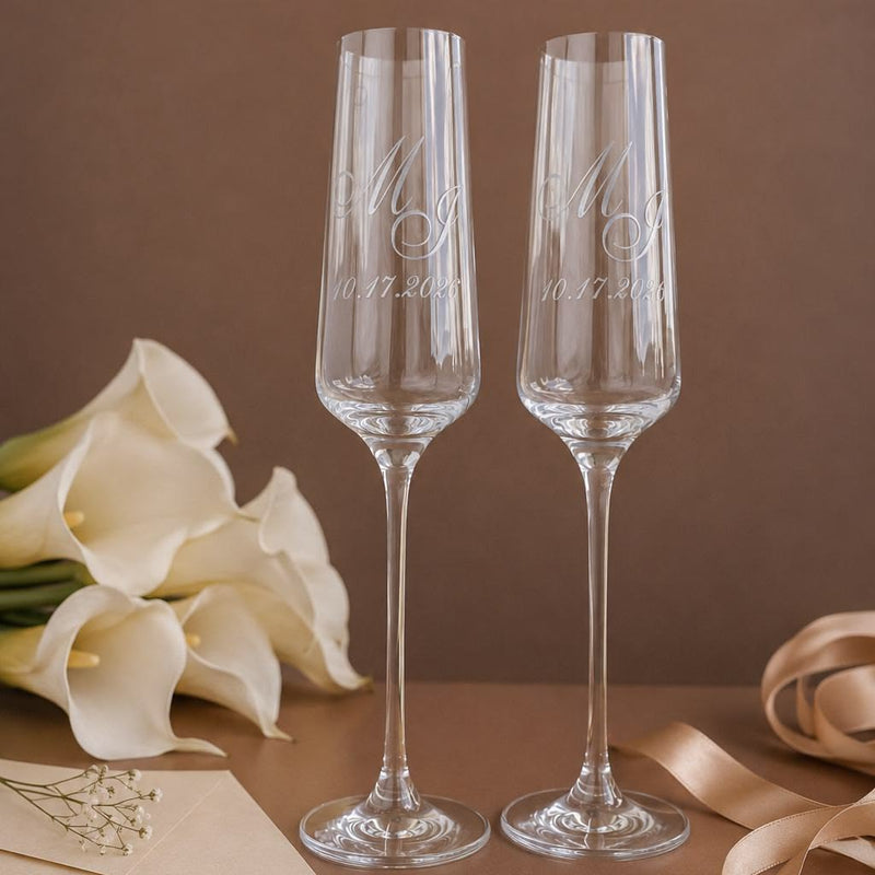 The Toast - Champagne Flutes